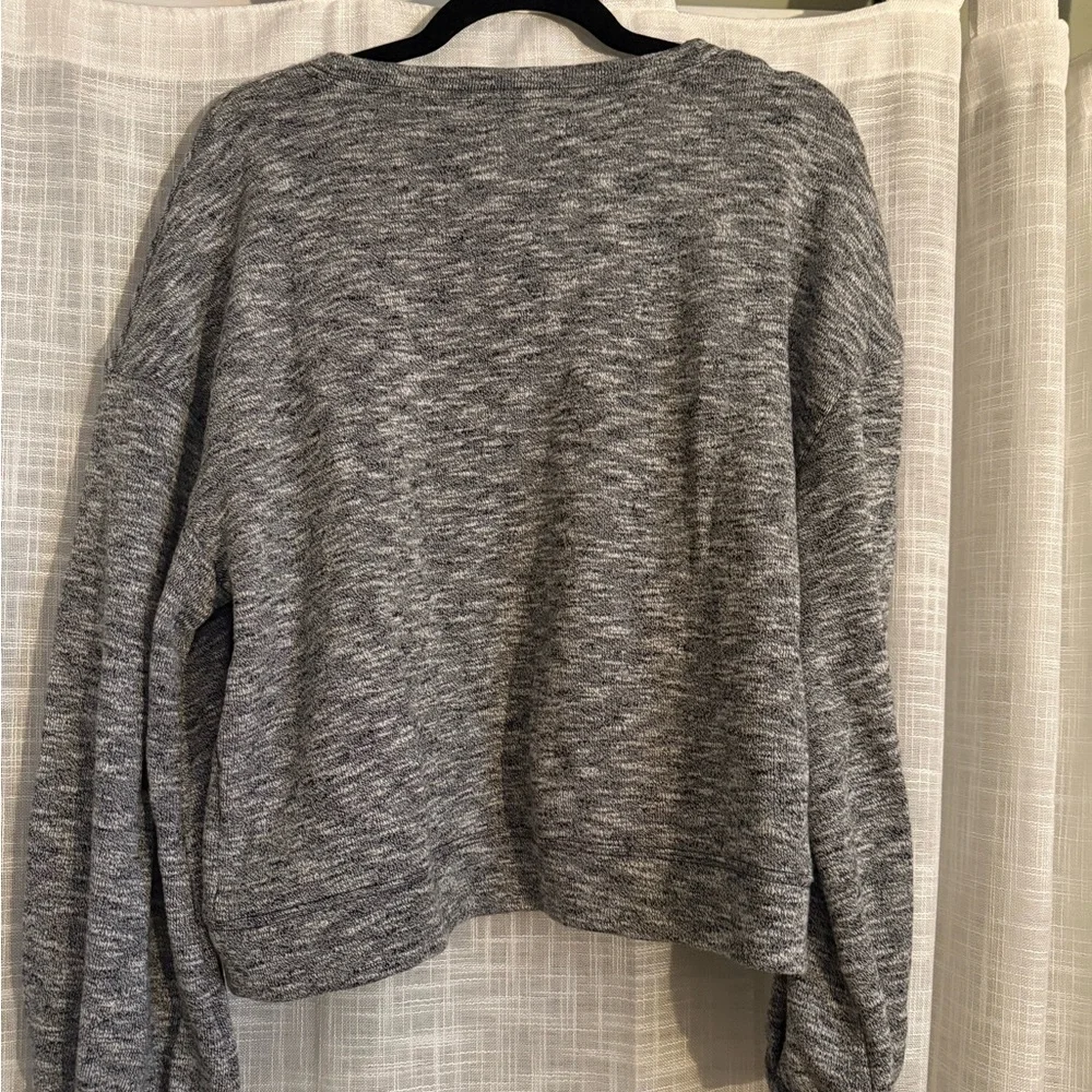 Madewell Charcoal Knit Top - Picture 2 of 3